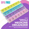 Weekly Pill Organizer with 28 Compartments, by MEDca