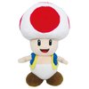 Little Buddy Super Mario All Star Collection 1417 Toad Stuffed Plush, Multicolored,7.5"