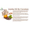 cocojojo 4 OZ Jojoba Oil Pure Cold Pressed Natural Unrefined for Skin, Massage, Soap Making, Hot Oil Treatment, Leave in Conditioner, Moisturizer for Face - Golden Jojoba Oil 100% Pure