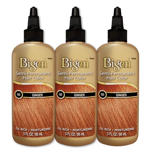 G5 Ginger Bigen Semi Permanent Hair Color (3 Pack)