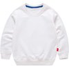 HAXICO Unisex Kids Solid Cotton Pullover Sweatshirt Toddler Baby Boys Crewneck Long Sleeve Sweatshirt Tops Blouse,White,12 Months