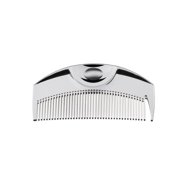 LOVE CHROME F TSUKI SILVER/Japanese artisan hair comb