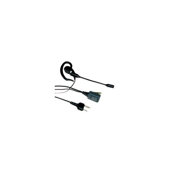 Two Way Radios Mini-Boom Microphone Headset for ADI/Icom/Standard/Yeasu Two-Way Radios and Cobra/Motorola FRS Series Family Radios w/Top Mounted Plugs