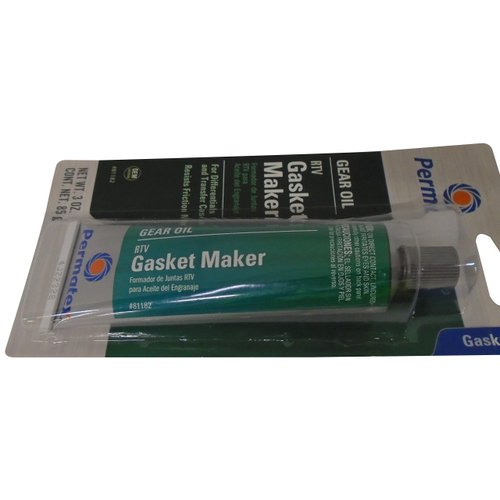 Permatex 81182 Gear Oil RTV Gasket Maker, 3 oz (Packaging May Vary)