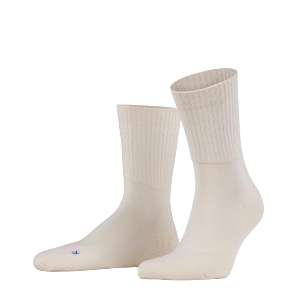 FALKE Unisex Walkie Light Socks, Merino Wool, White (Woolwhite 2060), 6.5-8.5, 1 Pair