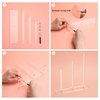 SMUK 3-Tiers Acrylic Scrunchie Holder Stand, Clear Hair Tie Organizer Storage for Women Teen Girls Gifts Scrunchy Hair Accessories Organizer