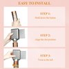 YTCHYYSK Wide-Tooth Comb Pre-Styling Dryer Nozzle Attachment Replacement Compatible with Dyson Airwrap, Part No.971894-04, Nickel/Copper