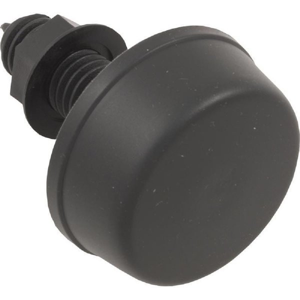 Herga Air Button, Mushroom Cap, Black, 6433 6433-AZZZ