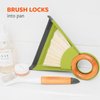Full Circle Cleaning, Tiny Team Mini Brush & Dustpan Set, Green
