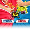 JA-RU Super Squishy Monster Toy (1 Stretchy Monster Assorted) Fidget Action Figures Stretch Squeeze Toy for Kids & Adults. Anxiety Relief Stress Toys. Sensory Autism ADHD Toys. Party Favors. 4306-1s