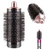 Round Volumizing Brush for Dyson Airwrap Styler HS01 HS05 Limp Flat Hair Volumizer Attachment Tool, Rose Gold