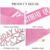 Birthday Crowns for Women, Didder Pink Birthday Sash & Queen Rhinestone Tiara Kit,Birthday Tiara Tiaras and Crowns for Women Girls Birthday Sash for Women Birthday Girl Crown Princess Crown Party Gift