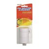 Acu-Life Pill Splitter and Crusher, Daily Usage, Safely Crushes Pills, Vitamins, Tablets, Accurate and Easy Consumption, Includes Storage Container, Travel Sized, White and Yellow, BPA Free