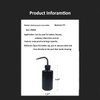 2Pcs 250ml 8.5oz Plastic Safety Wash Bottle,Narrow Mouth Squeeze Bottles for Tattoo Wash，Chemistry, Industry, Lab & Gardening-BlackRed