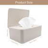 Diaper Wipes Dispenser Baby Wipes Case，Abnaok Baby Wipe Holder Keeps Wipes Fresh，Non-Slip, Easy Open & Close Wipe Container