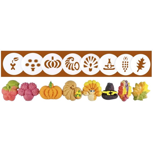 Thanksgiving 8 Disk Set for Cookie Presses