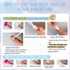 Coconut Pink Chrome Square Press on Nails Short Medium,SXVME Metallic Fake Nails Acrylic Nails Press ons,Mirror Metal Chrome Nails Glue on Nails Medium,Short Coffin Nails False Nails in 24 PCS
