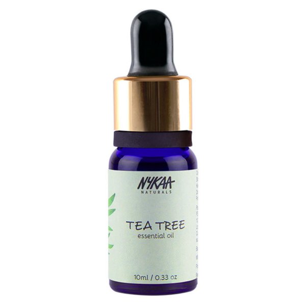 Nykaa Naturals Essential Oil - Used for Hair and Skin - Reduces Pimples and Lessens Pigmentation - Combats Dandruff and Prevents Hairfall - 0.33 oz