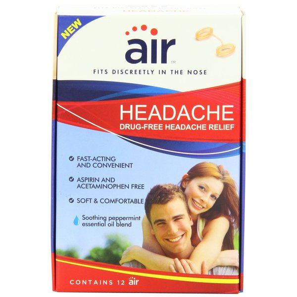 Air Headache Advanced Nasal Breathing Aid, 12 Count