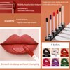 Purple Matte Lipstick Lip Stain High Pigmented Long Lasting 24H Waterproof Lip Gloss Non-sticky Non-Fading Smudge-proof Matte Liquid Lipstick for Halloween Paint Party Cosplay Goth Makeup(05# PURPLE)