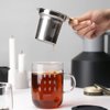 Extra Fine Mesh Tea Infuser Stainless Steel Tea Strainer for Loose Leaf Tea and Coffee, Tea Steeper with Large Capacity and Easy to Clean, Single Handle for Hanging on Teapots, Mugs, Cups