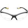 DEWALT DPG59-120C Reinforcer Rx-Bifocal 2.0 Clear Lens High Performance Protective Safety Glasses with Rubber Temples and Protective Eyeglass Sleeve