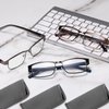 CRGATV 3-Pack Reading Glasses for Men Blue Light Blocking Metal Full Frame Computer Readers Anti UV/Eye Strain/Glare (+2.25 Magnification Strength)