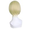 MapofBeauty 12 Inches/30cm Short Straight Cosplay Costume Wig Party Wig (Blonde/Light Blonde)