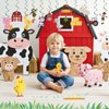 Farm Animals Party Decorations Farm Birthday Hanging Swirls, Assembled and Ready to Use, Countryside Party Decor Supplies Hanging Swirl Kids Party Streamers 24pcs Baby Shower Party Decor Banner