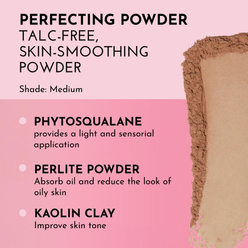 Lawless Talc-Free Skin-Smoothing Perfecting Powder - Medium - Premium Makeup, Skin Smoothing Powder with Natural Ingredients, Ultra-Fine Soft Focus Setting Powder, Talc Free - 0.34 oz