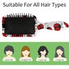 Coccinella Septempunctata Paddle Brush for Blow Dryiny, Air Cushion Comb, Paddle Hair Brush for Thick Curly Thin Thick Long Short Hairs