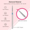 Rolybag Cuticle Nail Drill Bits Needle Shape Cuticle Drill Bit for Nail Diamond Drill Bits 3/32” Professional Safety Cuticle Clean Drill for Electric Remove Cuticle Dead Skin Manicure Tools (Medium)