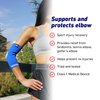 Neo-G Elbow Support - For Arthritis Relief, Joint Pain, Tendonitis, Elbow Injury, Recovery, Sports, Tennis - Multi Zone Compression Sleeve - Airflow Plus - Class 1 Medical Device - L
