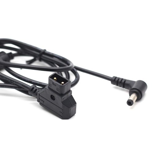 SZJELEN Right Angle DC Power Cable,D-Tap to 12V DC5.5X2.5mm Right Angle Power Cable for KiPRO LCD Monitor DSLR Rig Power V-Mount Battery (DC Straight Cable)