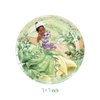DoMiDoLa 40pcs Princess Tiana Party Supplies include 20 plates, 20 napkins for the Princess Tiana birthday party