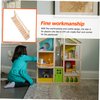 Toyvian 1 Set Doll House Stair Railing Miniature Kit Mini Accessories Wooden Playpen Miniature Funiture Model Miniature Dollhouse Supplies Furniture and Accessories Mini House Accessory