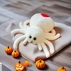 XItbyja Cute Spider Plush Toys 9.8inch Easter Gift Cartoon Spider Stuffed Animalb Soft Throw Pillow Home Decorations for Adults Kids White Mother's Day