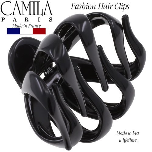 Camila Paris AD705 French Octopus Hair Clip for Women - Durable, Strong Hold, No Slip Grip for Long Curly or Wavy Hair, Made in France
