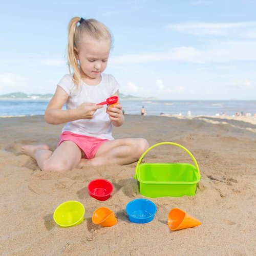 Hape Ice Cream Shop Sand and Beach Toy Set Toys, Multicolor , Bold