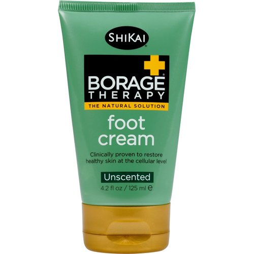 Shikai Borage Dry Skin Therapy Foot Cream, 4.2-Ounce Tubes (Pack of 3)