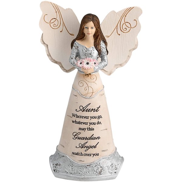 Pavilion Gift Company Angel Figurine, 6", Purple