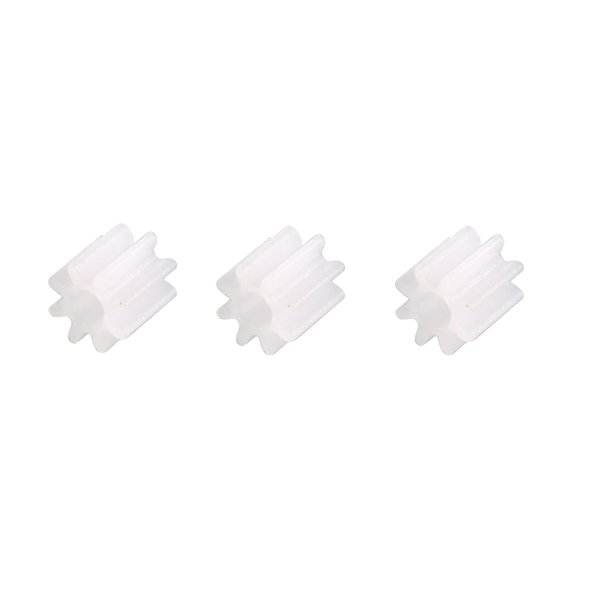 uxcell 50pcs Plastic Gears 8 Teeth Model 082A Reduction Gear Plastic Worm Gears for RC Car Robot Motor