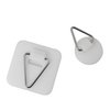DGBRSM 20pcs Invisible Adhesive Plate Hanger Hanging Hooks for Decorative Plates and Wall Art 2 Shapes