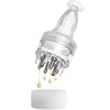 HASSLICKIT Hair Oil Applicator, Scalp Applicator Comb, Scalp Massage Comb for Hair Growth, Scalp Oil Applicator Brush for Essential Serums and Liquids (Transparent)