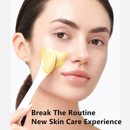 boticle 2PCS Gold Peel Off Mask, 2024 New Upgraded Gold Foil Peel-Off Mask, Gold Exfoliating Mask, Remove Blackhead Mask, Anti-Aging & Reduces Fine Lines