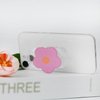 Rwotlls Phone Grip Stand Holder, Cute 2D Daisy Flower Shape,with Expanding Kickstand (1P Pink)