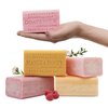 Australian Botanical Soap, Goats Milk with Raspberry, Manuka Honey, Pink Lychee, Valencia Orange 6.6 oz. (187 g) Soap Bars | Natural Ingredient Bar Soap | Shea Butter Enriched - Sweet Fruity Pack of 4