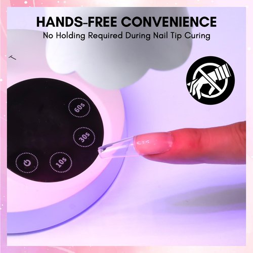 Makartt Solid Gel Nail Glue for Nail Tips Clear, Solid Nail Glue Gel for Press On Nails Strong Fake Nail Bonding Gel Glue for Acrylic Nails Non-Stick Hands Hard Gel for Nail Art Home Salon DIY 15ml