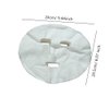 Pre-cut Cotton Facial Mask Paper Sheets with 100 Pcs Eye Mask Paper, Disposable White DIY Natural Spa Skin Care Fiber Paper for Women Girl, Non Woven Beauty Face Masks for Home Spa Travel (100 Pack)