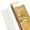 Compostable Bamboo Straws - 100 PCS 7.8'' Biodegradable Eco-Friendly Disposable Drinking Straws - Durable for Hot & Cold Beverages